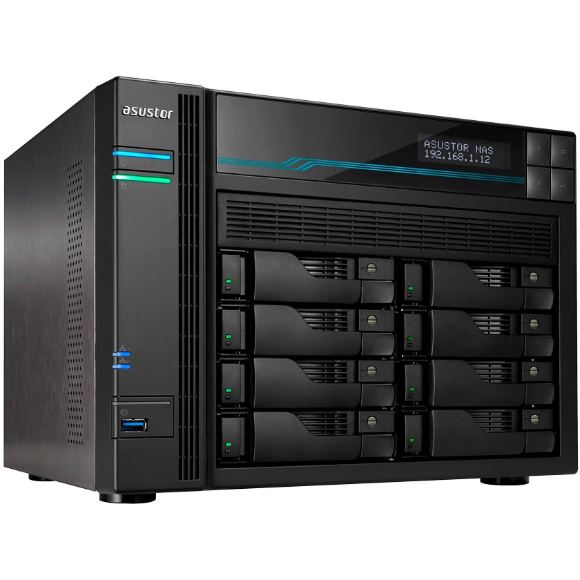 NAS Tower ASUSTOR AS6508T Intel Atom® C3538 8 GB DDR4 0 TB ADM Crna-5