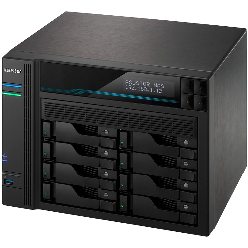 NAS Tower ASUSTOR AS6508T Intel Atom® C3538 8 GB DDR4 0 TB ADM Crna-6