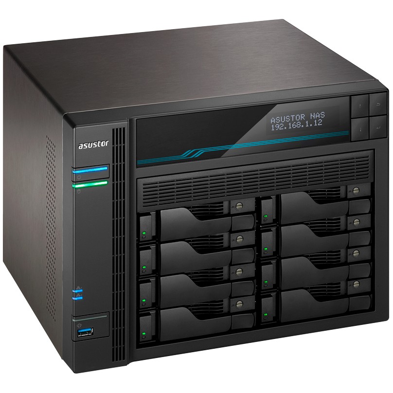 NAS Tower Asustor Lockerstor 10 AS6510T (Intel Atom® C3538, 8 GB DDR4, 0 TB, ADM, crna)-4