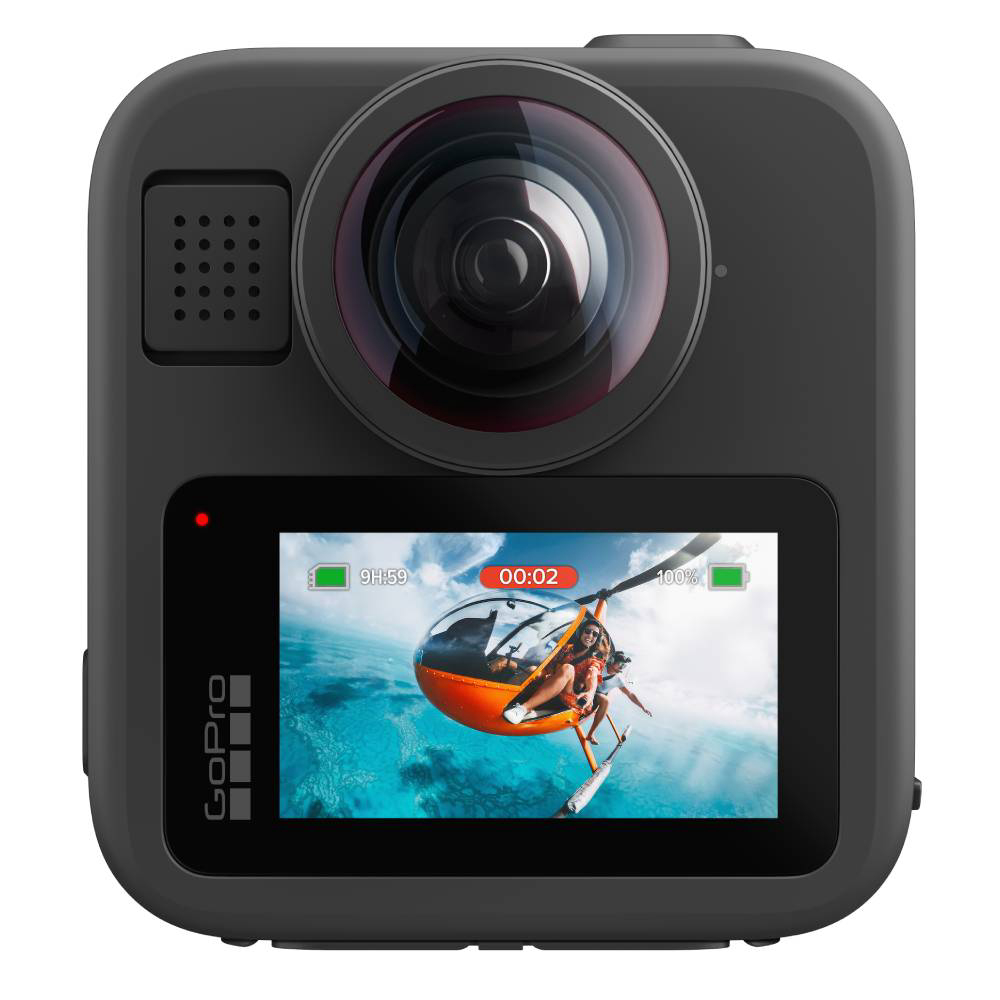 Akcijska kamera GOPRO Max 2 (8K 360° rezolucija, zamjenjive leće, niskoprofilni dizajn, Wi-Fi, Bluetooth)