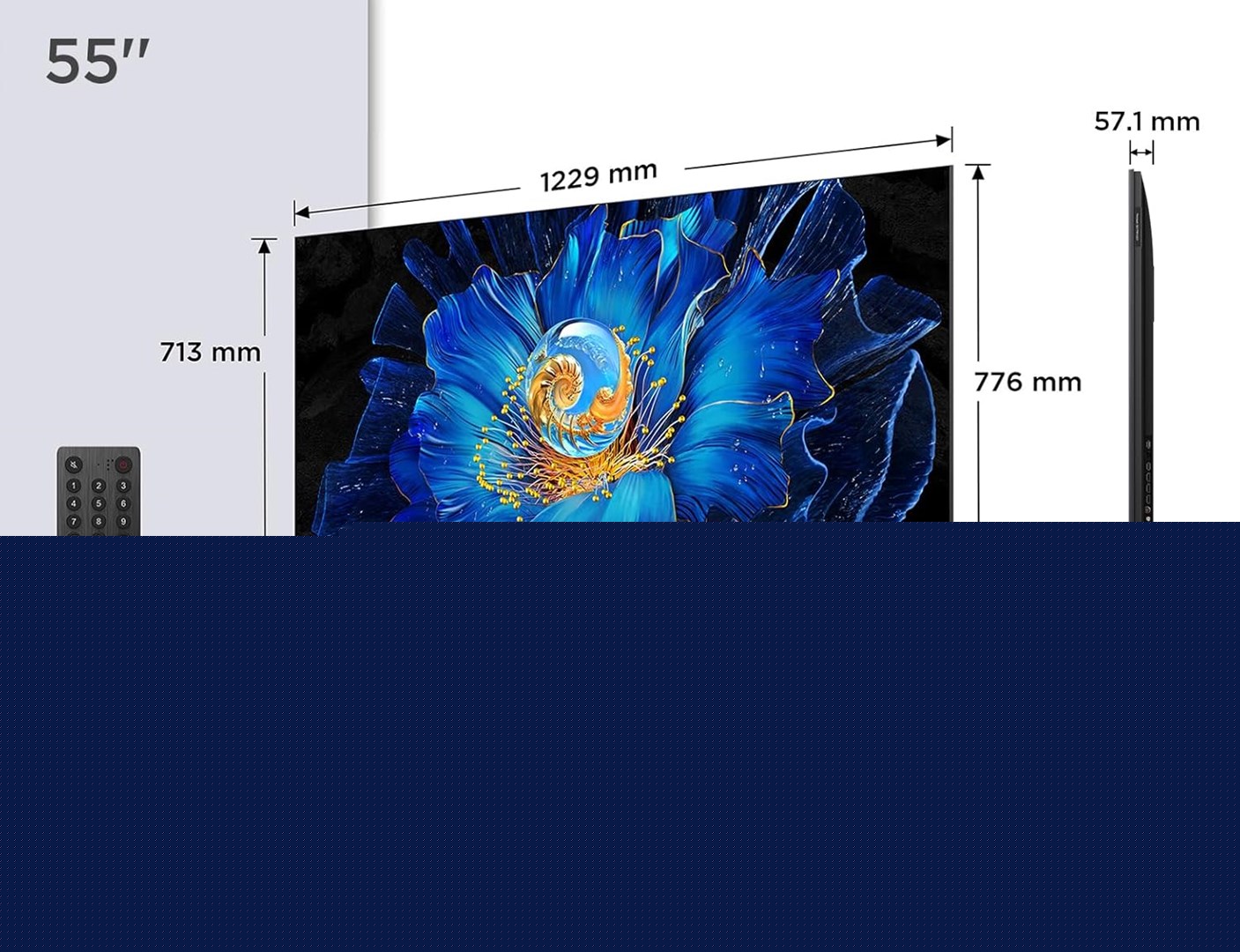 Televizor TCL 55C61KS (139cm, qled, 4k, google tv)-1