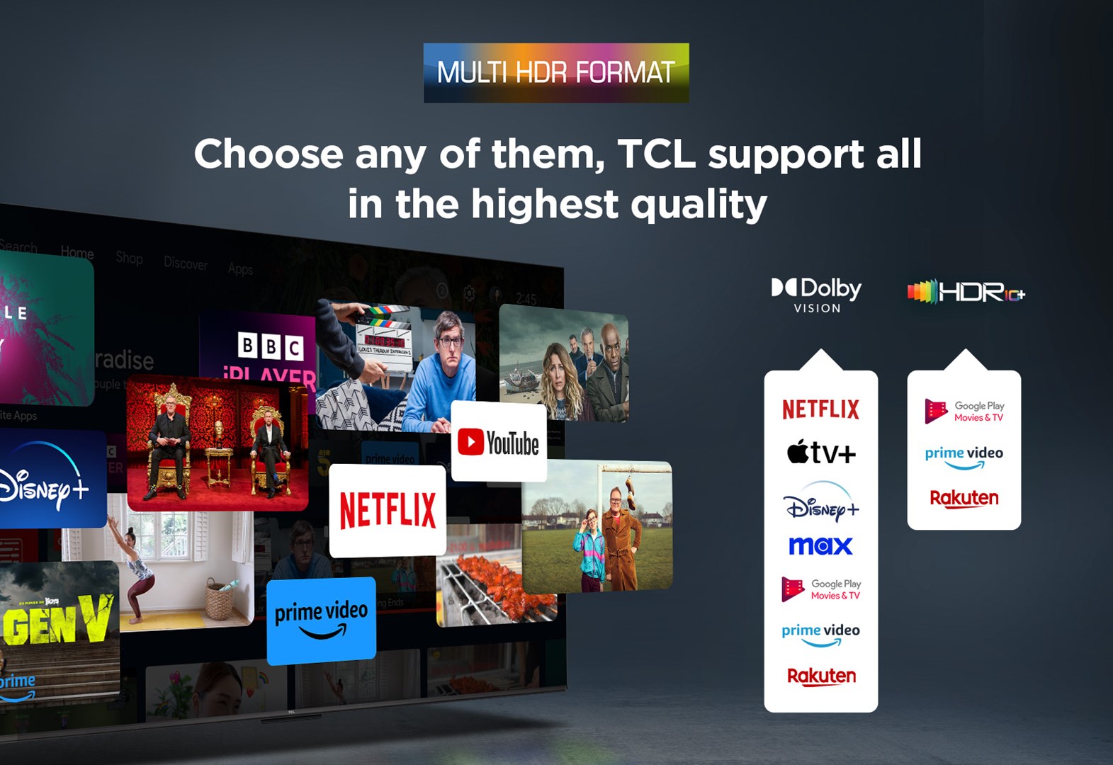 TV TCL LED 75V6C Google TV (190.5 cm, 4K Ultra HD, HDR10, Dolby Audio, Smart TV)-4