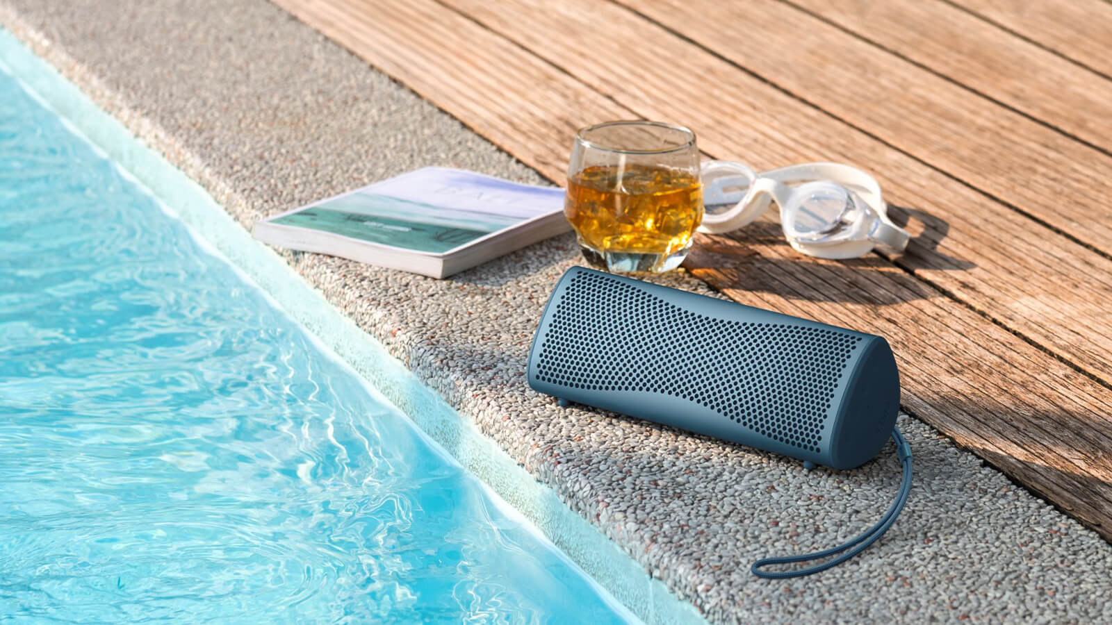 Hi-Fi bluetooth zvučnik KEF Muo blue aura (Bluetooth, baterija 24h)-5
