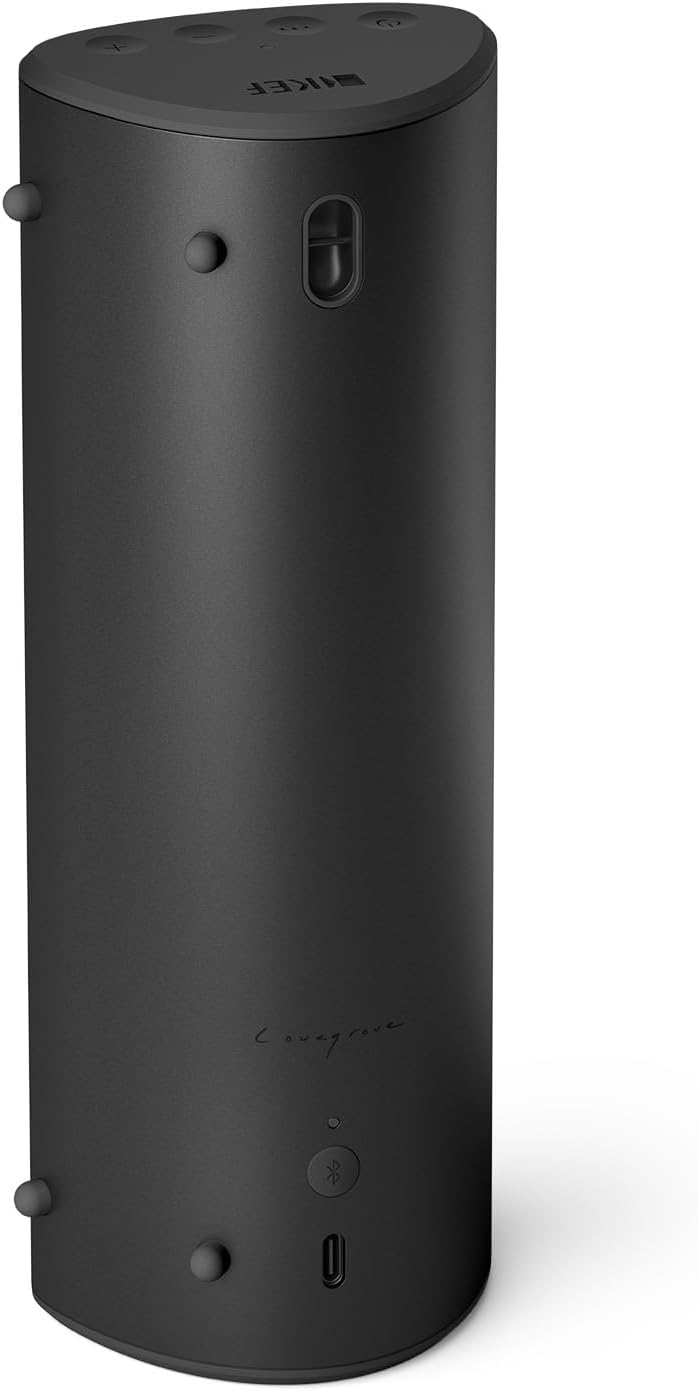 Bluetooth zvučnik KEF Muo midnight black (Bluetooth, baterija 24h)-4