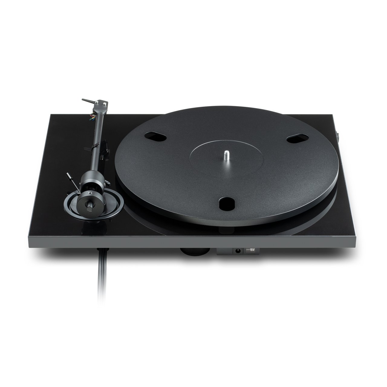 Gramofon PRO-JECT E1.2, high gloss black, PICK IT, MM-8