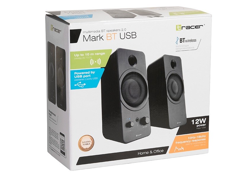 Zvučnici TRACER 2.0 Mark USB Bluetooth 12W TRAGLO46370-1