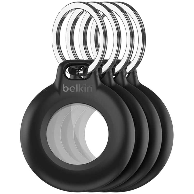 Vodootporni privjesak za AirTag BELKIN MSC015BTBK (4 komada, Crni)-0