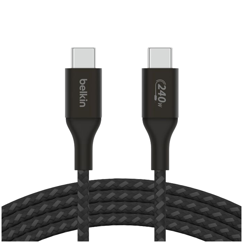 USB-C kabel BELKIN CAB015BT2MBK (240W, 2m, crni)-0