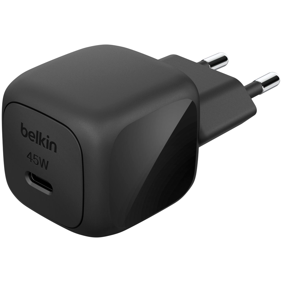 Kućni punjač BELKIN WCA013KQBK (45W, USB-C, PD, PPS), crni