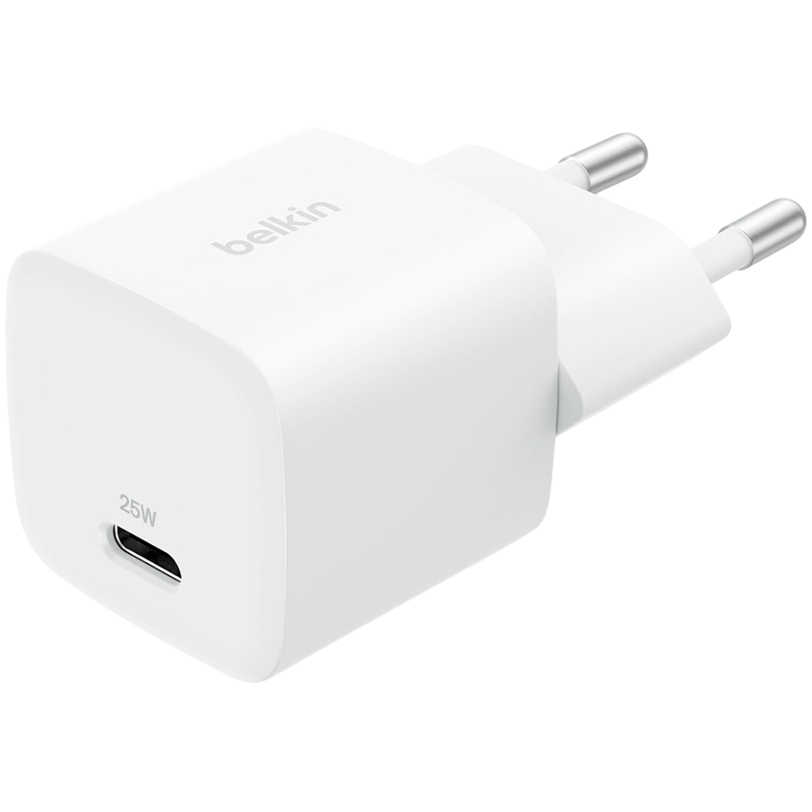 Kućni punjač BELKIN WCA012KQWH (25W, USB-C PD, PPS, bijeli)