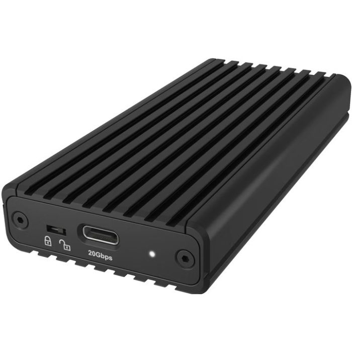 IcyBox IB-1917M-C32a ohišje za 1x M.2 NVMe SSD z USB-C 3.2 Gen 2x2 do 20 Gbit/s-2