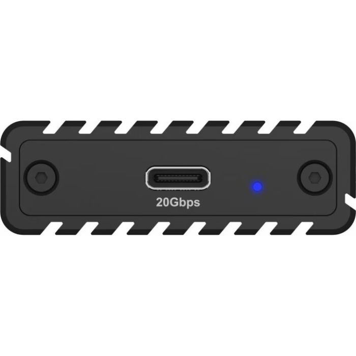 IcyBox IB-1917M-C32a ohišje za 1x M.2 NVMe SSD z USB-C 3.2 Gen 2x2 do 20 Gbit/s-0