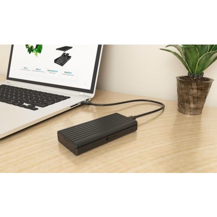 IcyBox IB-1917M-C32a ohišje za 1x M.2 NVMe SSD z USB-C 3.2 Gen 2x2 do 20 Gbit/s-3
