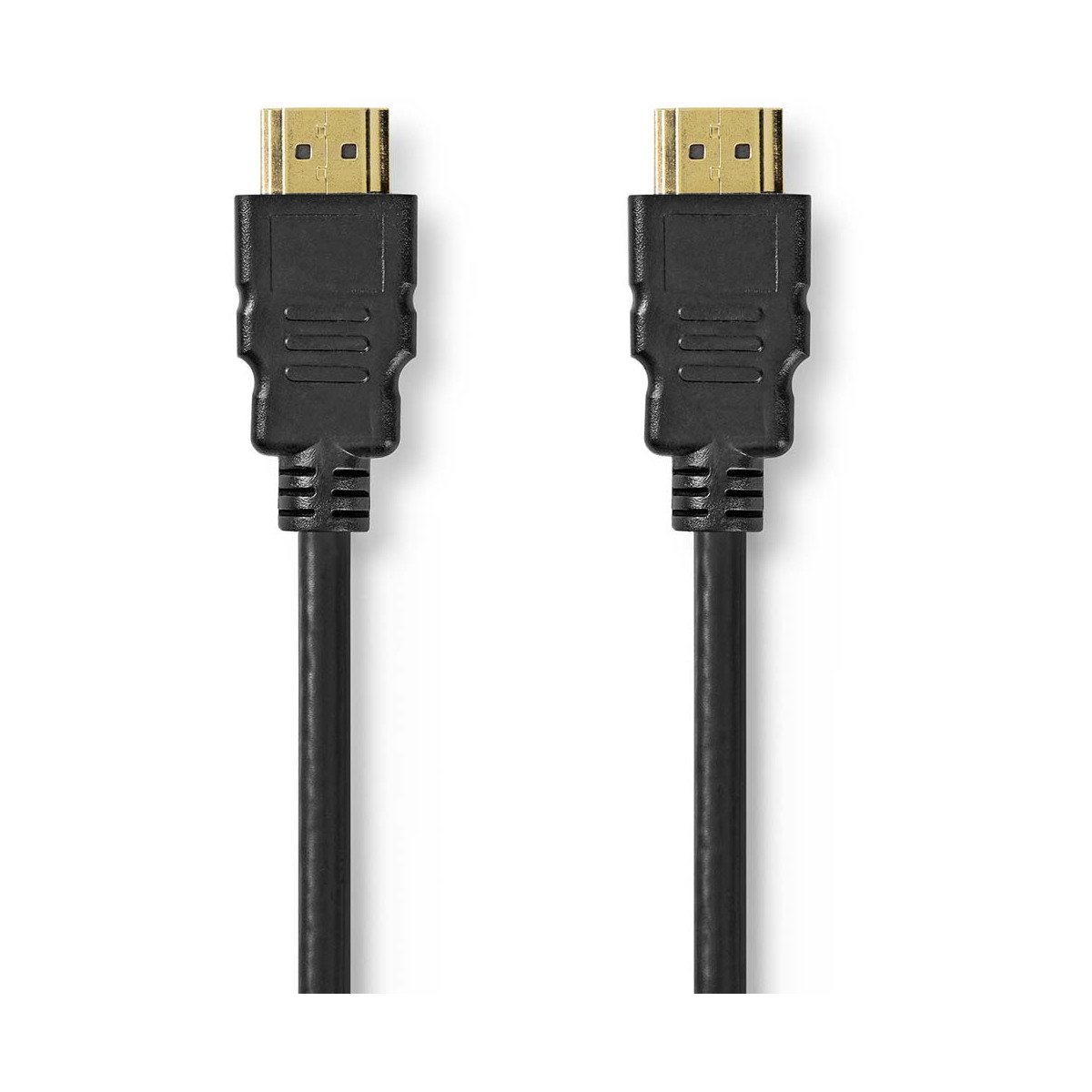 Kabel NEDIS CVGL35000BK20, HDMI (M) na HDMI (M), 8K@60Hz, Gold plated, 2m, crni, label