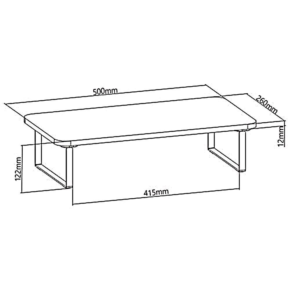 Stalak za monitor/laptop MACLEAN MC-933 (maks. 20 kg, 500x260x122mm)-11