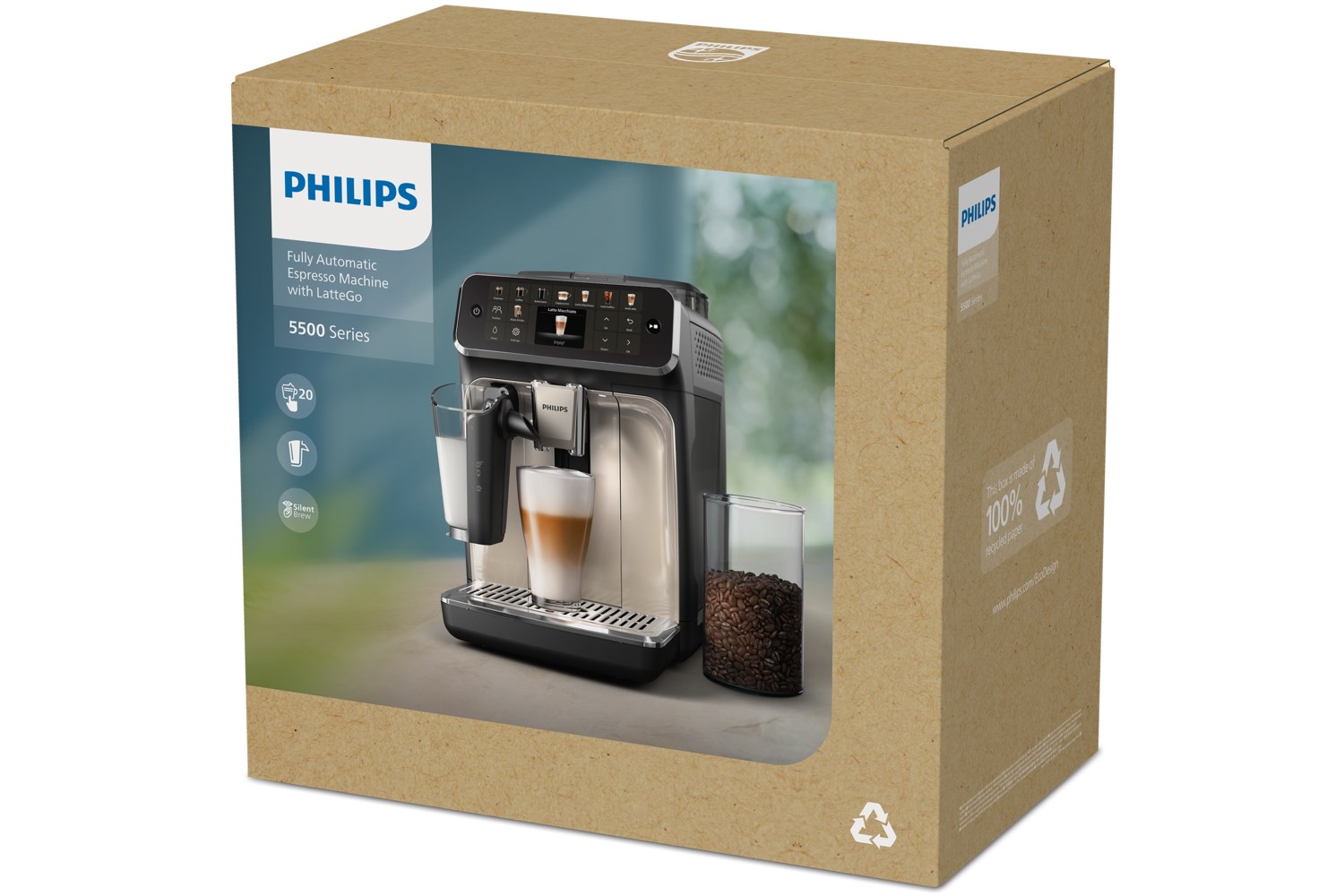Aparat za kavu PHILIPS 5500 series EP5545/70 (1.8 L)-5