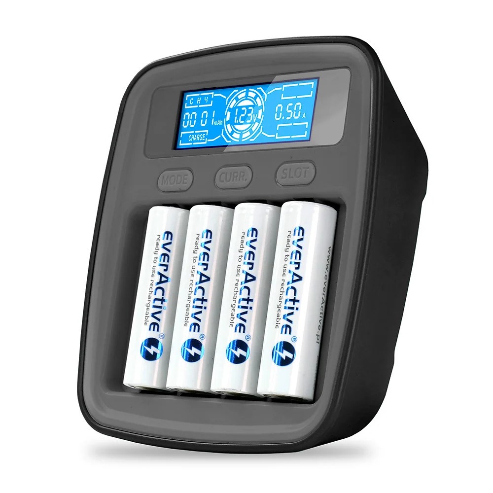 Punjač baterija Ni-MH USB-C EVERACTIVE NC1000MV2