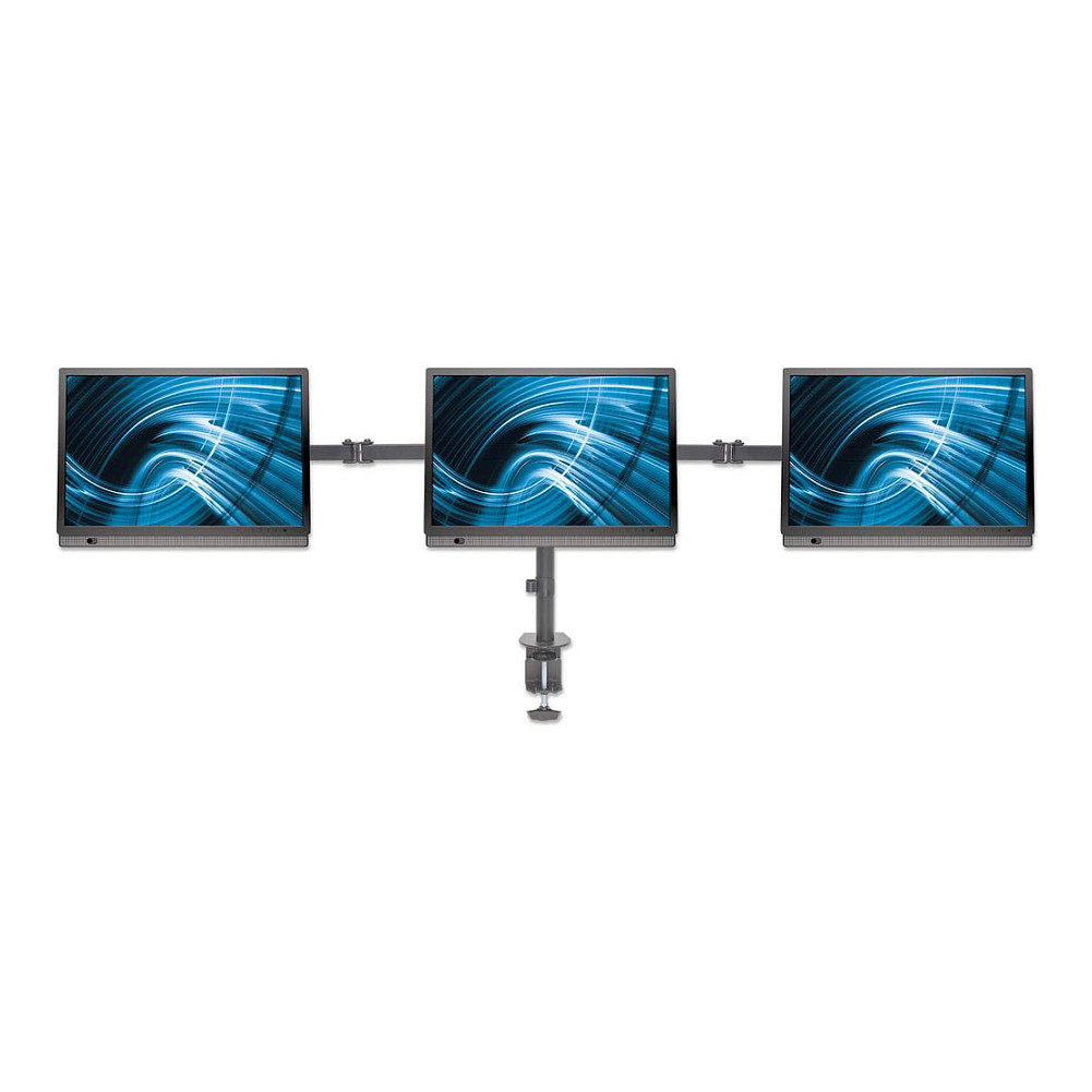 Stolni nosač za 3 monitora MANHATTAN 461658 (13"-27", do 3x7 kg, VESA)-4