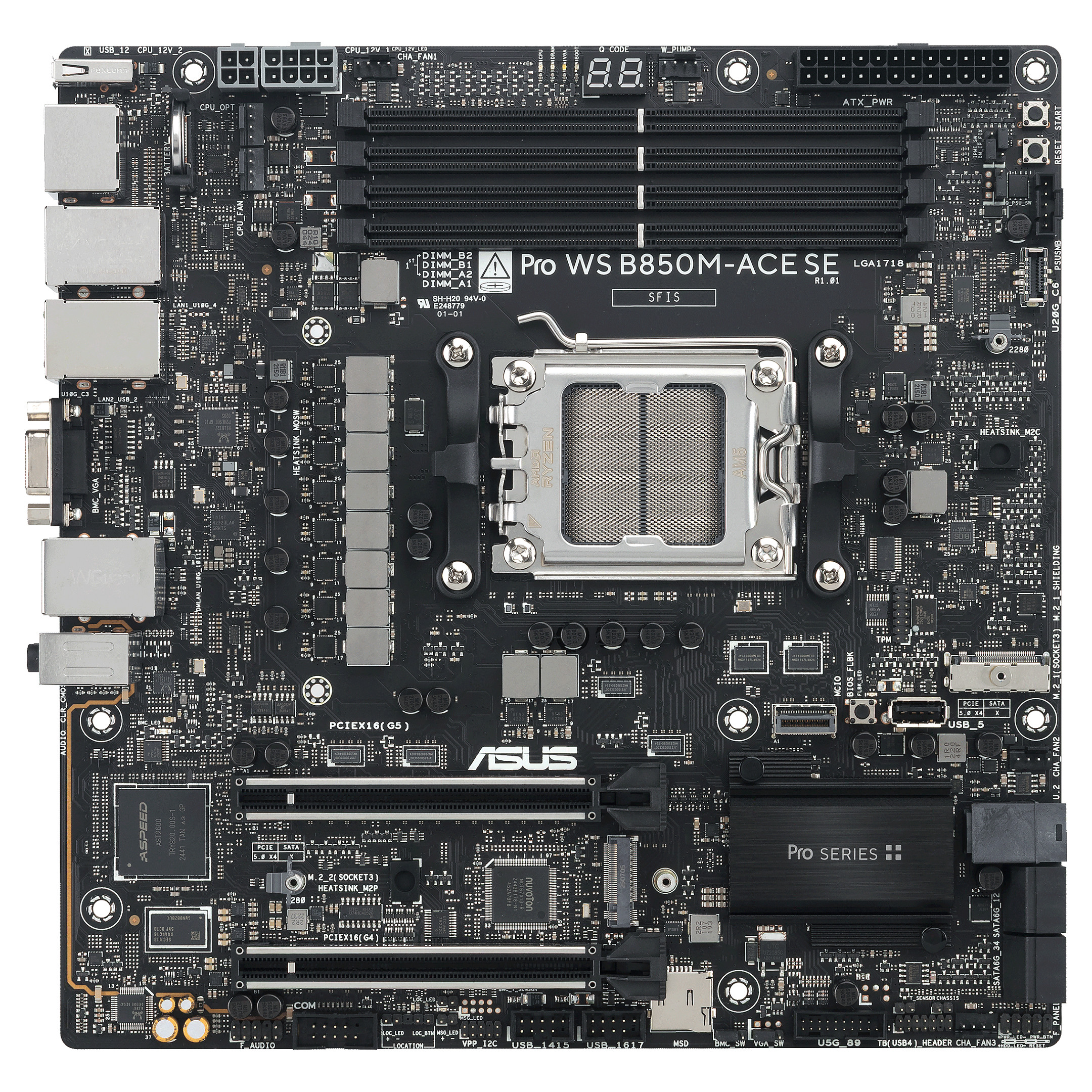 Matična ploča ASUS PRO WS B850M-ACE SE AM5 AMD-8