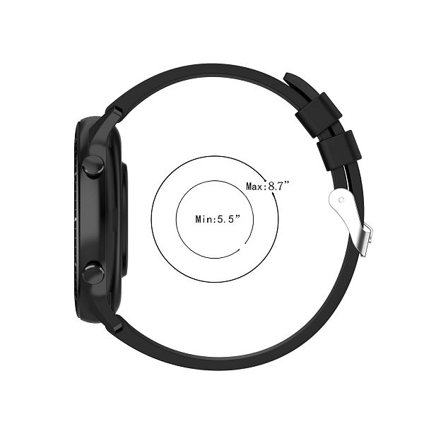 MAXMOBILE REMEN ZA PAMETNI SAT-Univer.,DS-17-JT,20mm,#1 black-4
