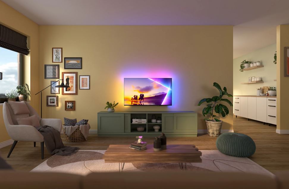 TV PHILIPS QLED 75PUS8510/12 Titan OS (191 cm, 4K UHD Ambilight, HDR10+, Dolby Atmos, Smart TV)-6