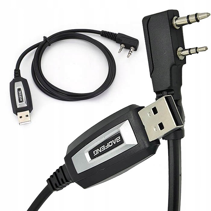 USB kabel za programiranje BAOFENG UV-5R 82 888S UV-S9 PLUS UV-13 16 17 21 radio uređaja s K-tip utikačem-0