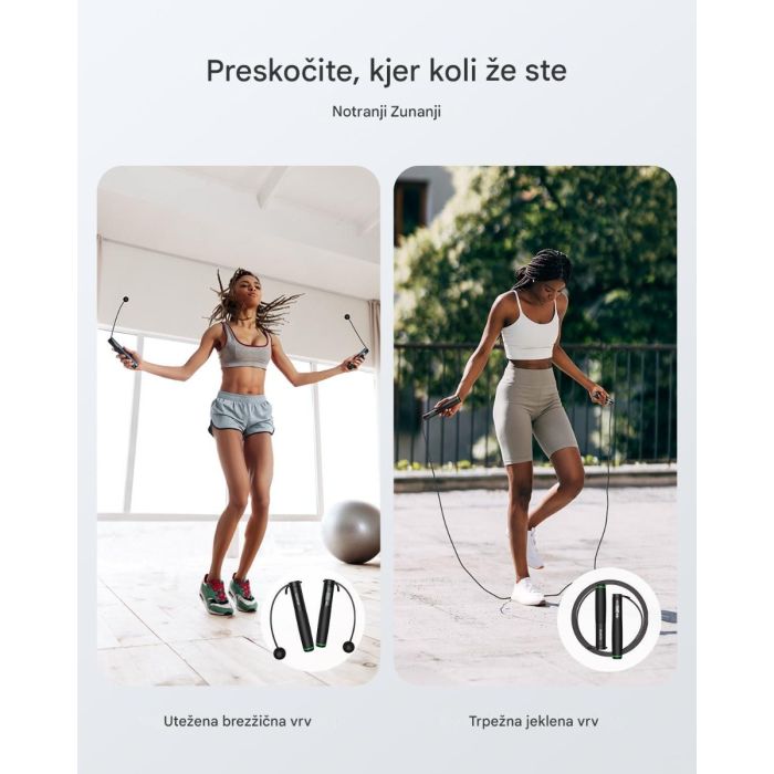 Preskakivač → RENPHO → Smart Jump Rope → brezžična preskakovalna vrvica z nasadkom-4