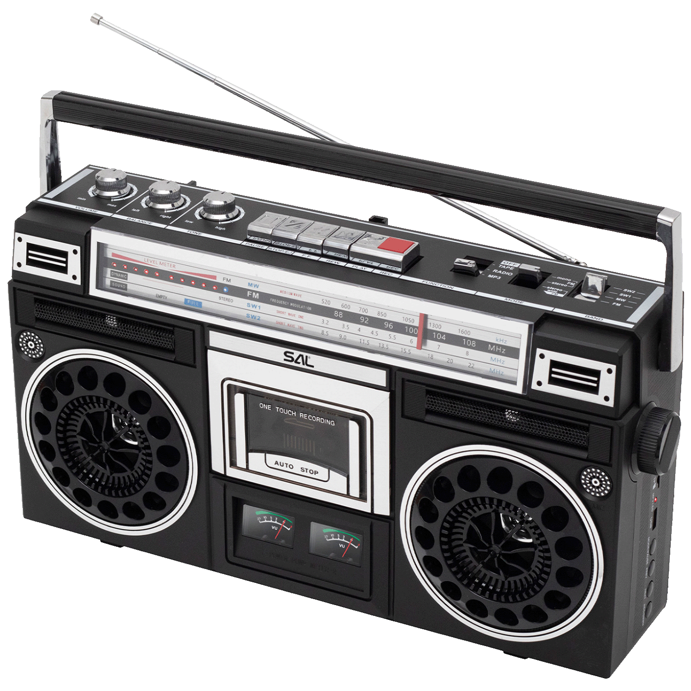 SAL Retro radio + BT bežični zvučnik, FM, MP3, AUX - RRT BROOKLYN-0