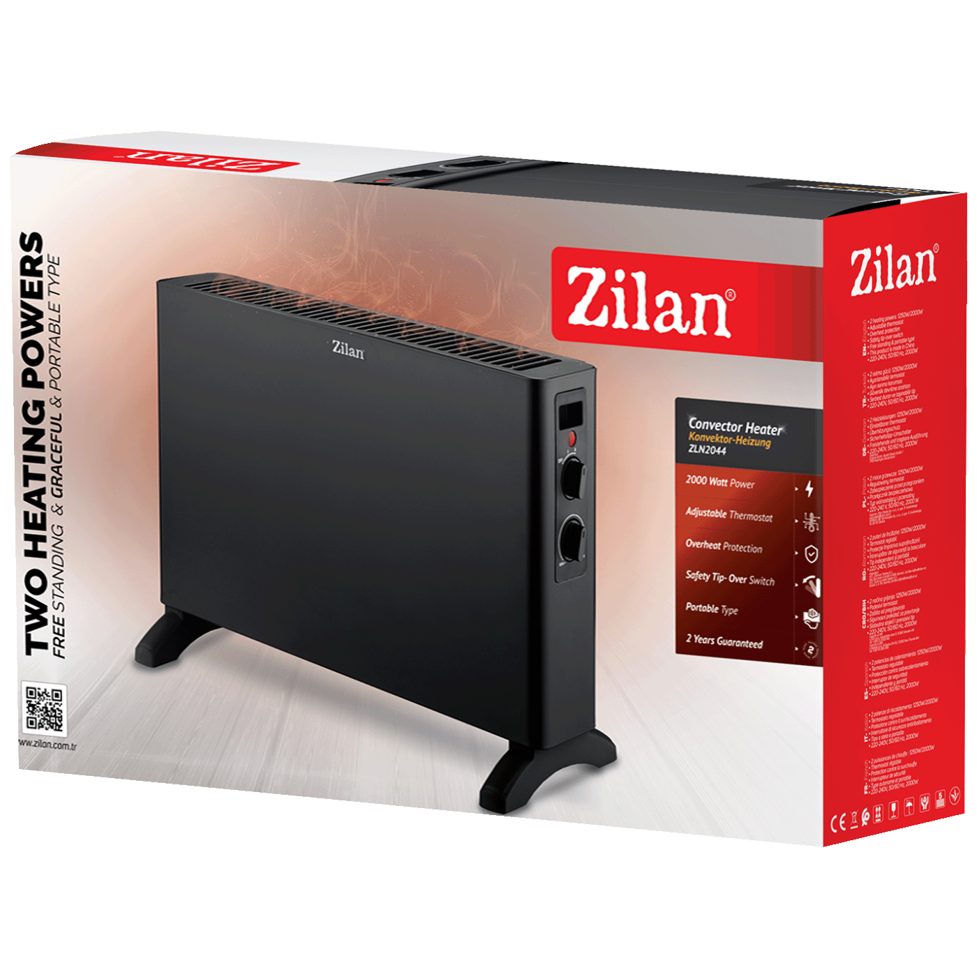 Zilan Grijalica, konvektor, 2000 W - ZLN2044-3