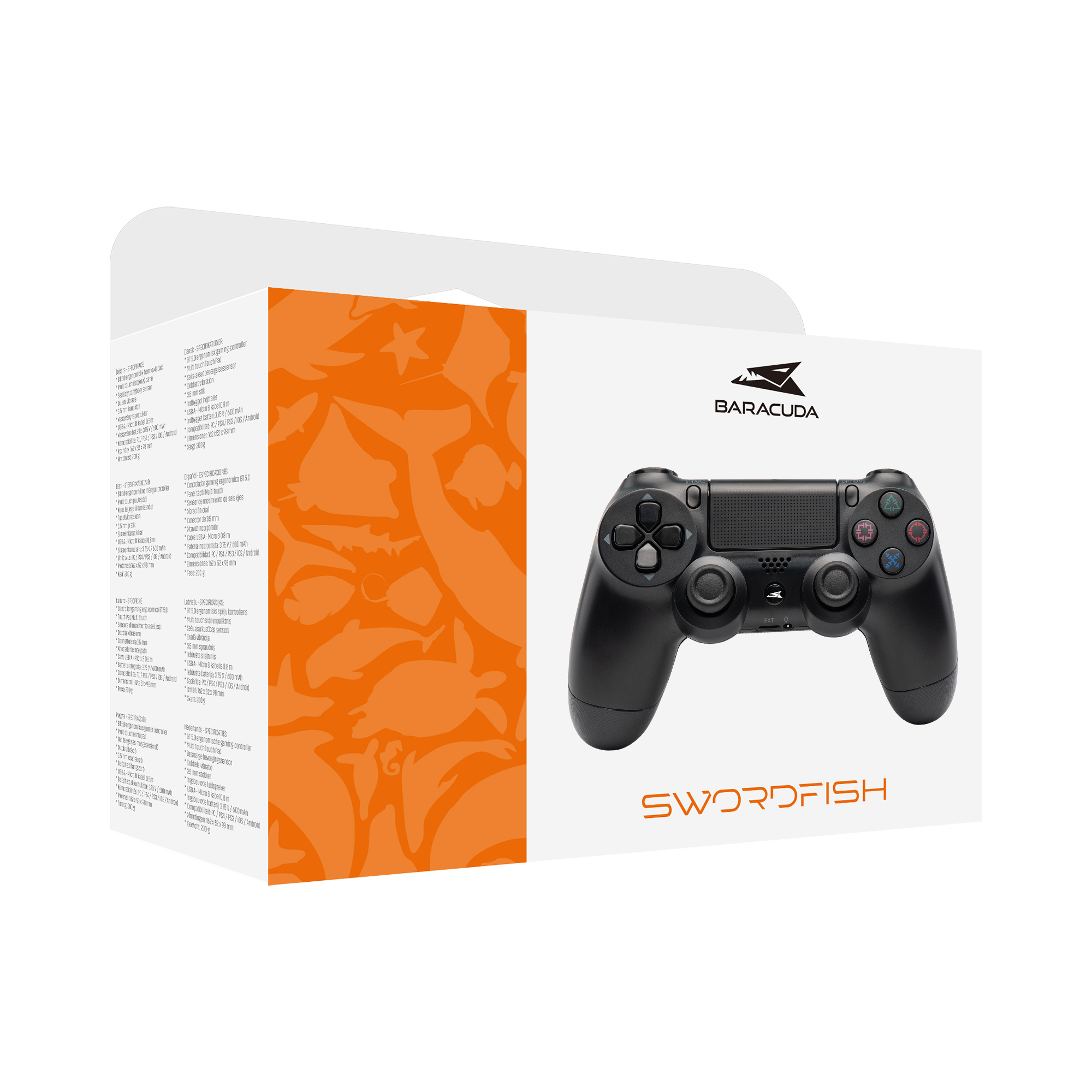 Baracuda GAMEPAD BGP-021 SWORDFISH / PS4/PS3/PC/iOS/Android-14