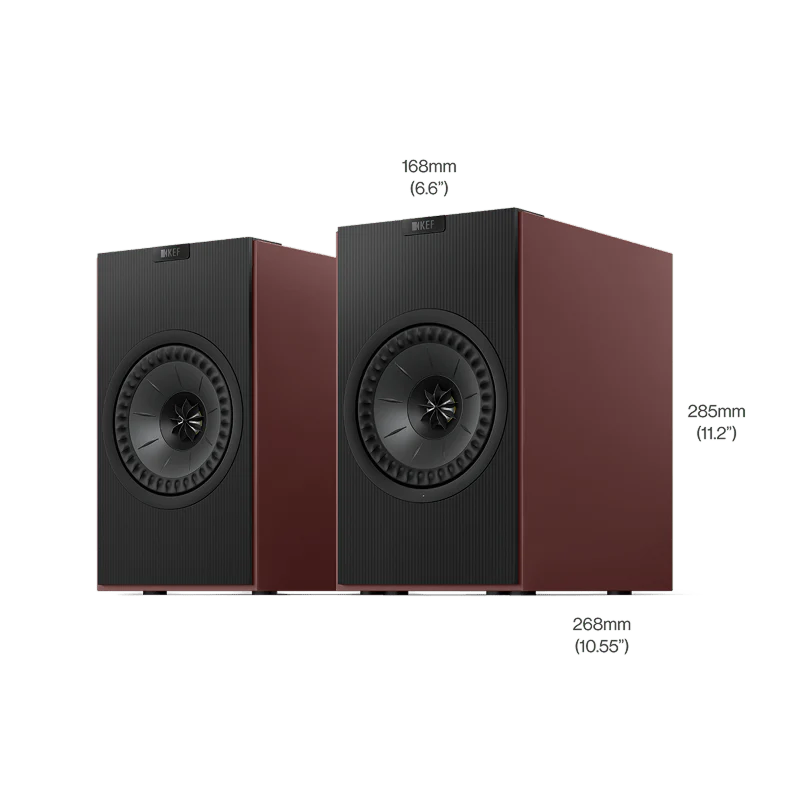 Zvučnici KEF Coda W Vintage Burgundy (par)-3