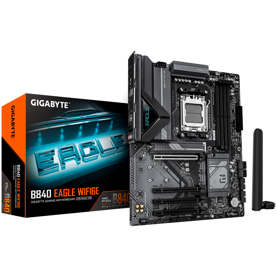 GIGABYTE B840 EAGLE WF6E (AM5, 4x DDR5, mATX)