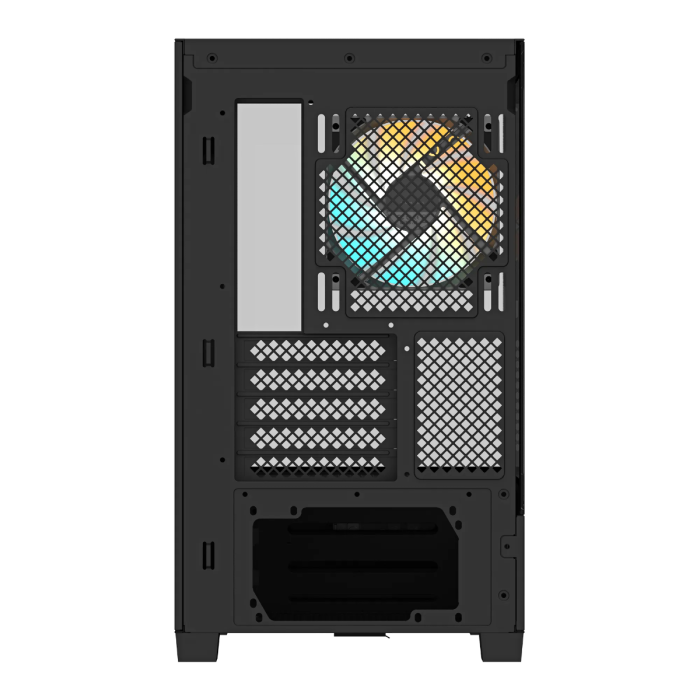 Gaming midi tower GIGABYTE C201 PANORAMIC ATX (RGB osvjetljenje, mini ITX / Micro ATX, 2x 120mm ARGB ventilator, kaljeno staklo)-4