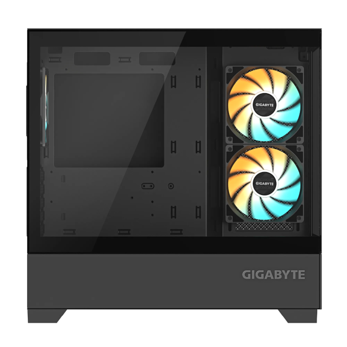 Gaming midi tower GIGABYTE C201 PANORAMIC ATX (RGB osvjetljenje, mini ITX / Micro ATX, 2x 120mm ARGB ventilator, kaljeno staklo)-1