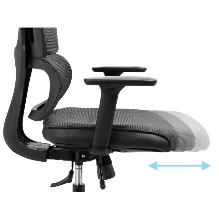 Gaming stol SANDBERG 640-96 ErgoFusion Pro (max. opterećenje 150 kg, 3D naslon za glavu, 3D nasloni za ruke)-7