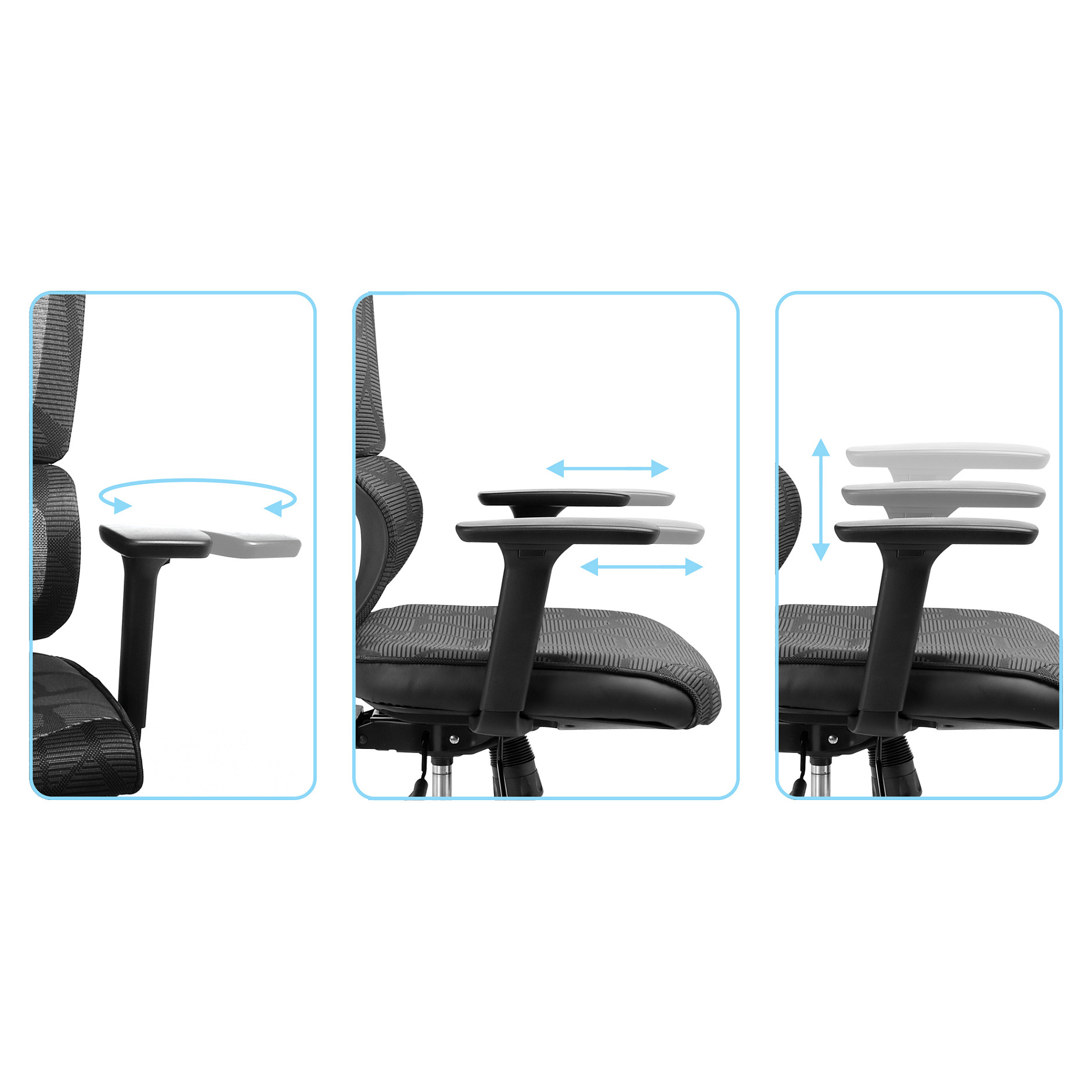Gaming stol SANDBERG 640-96 ErgoFusion Pro (max. opterećenje 150 kg, 3D naslon za glavu, 3D nasloni za ruke)-17