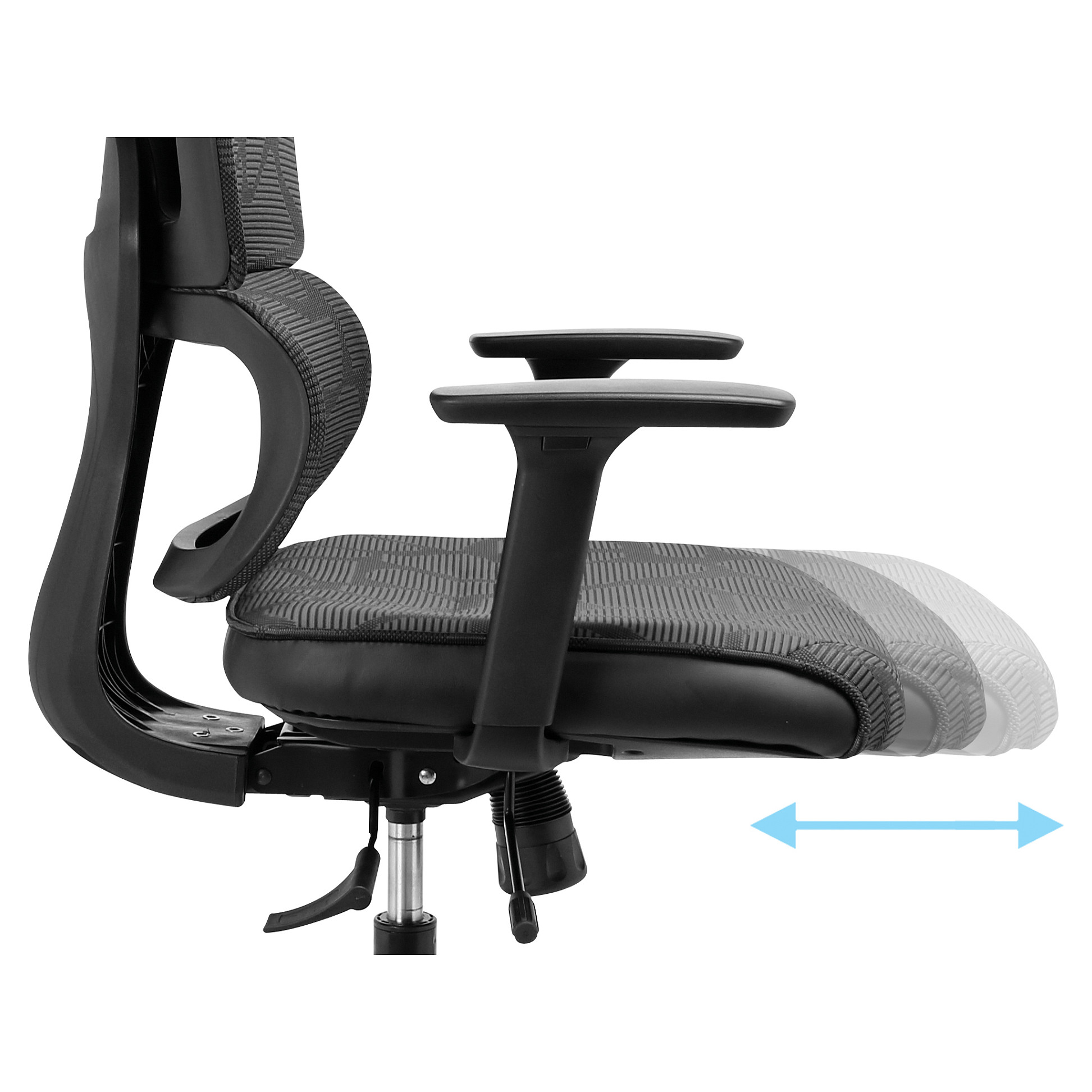 Gaming stol SANDBERG 640-96 ErgoFusion Pro (max. opterećenje 150 kg, 3D naslon za glavu, 3D nasloni za ruke)-18