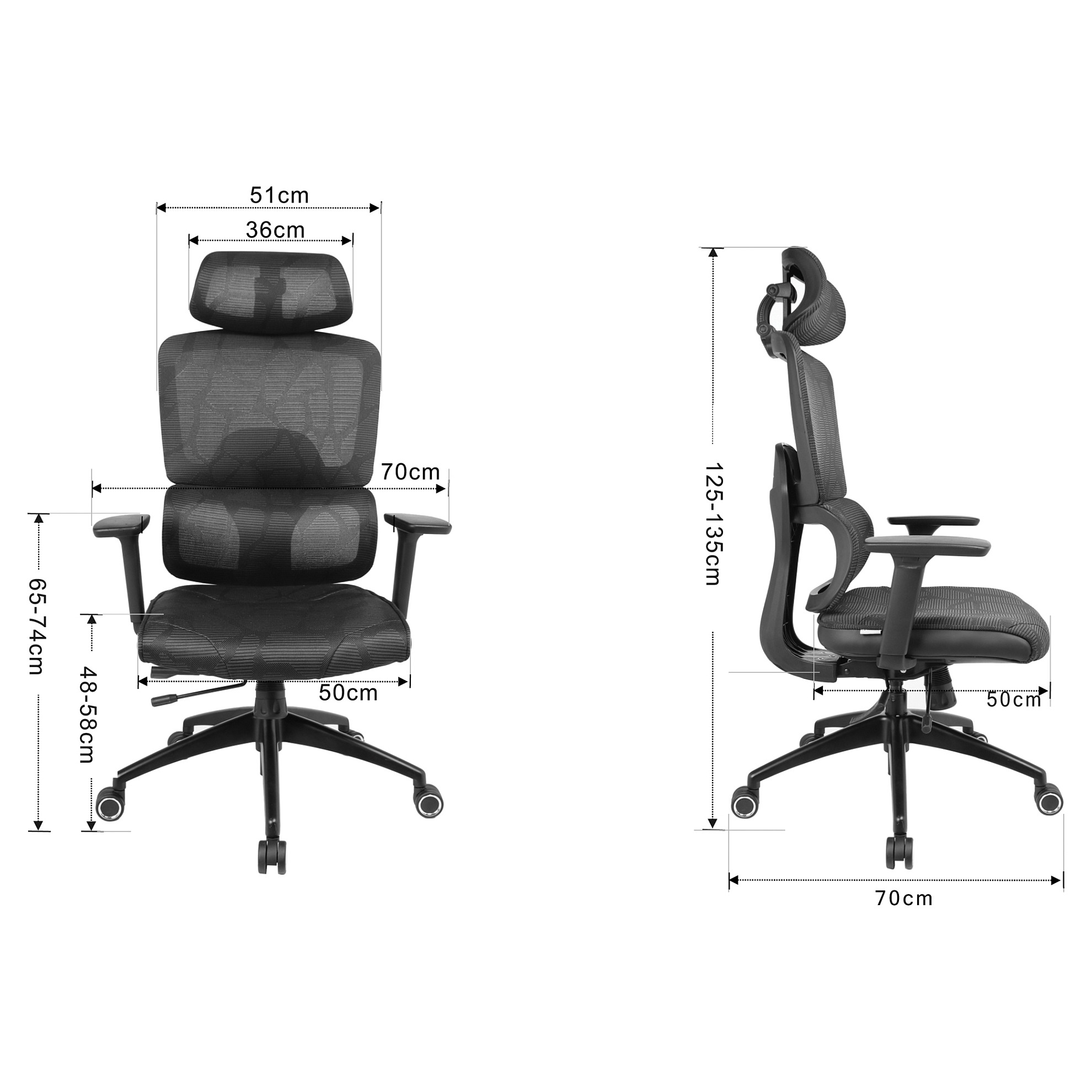 Gaming stol SANDBERG 640-96 ErgoFusion Pro (max. opterećenje 150 kg, 3D naslon za glavu, 3D nasloni za ruke)-19