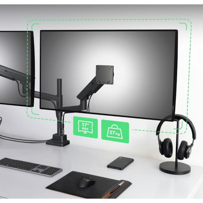 IcyBox IB-MS702-T dvojni namizni nosilec za monitorja do 57"-4