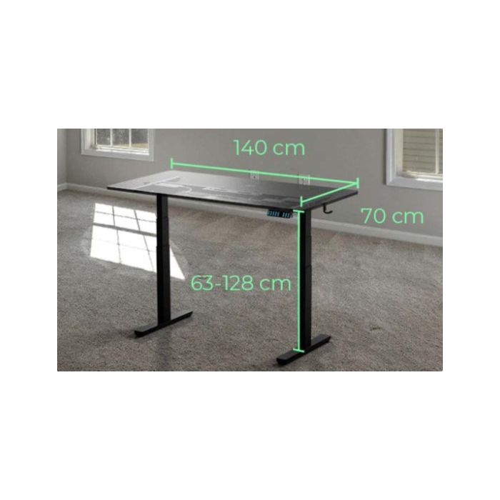 Icybox IB-EW122B-TT ergonomska električna dvižna miza-2