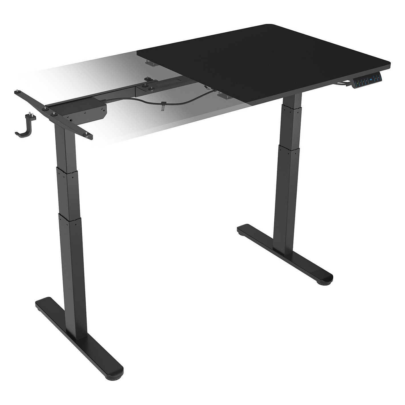 Icybox IB-EW122B-TT ergonomska električna dvižna miza-3