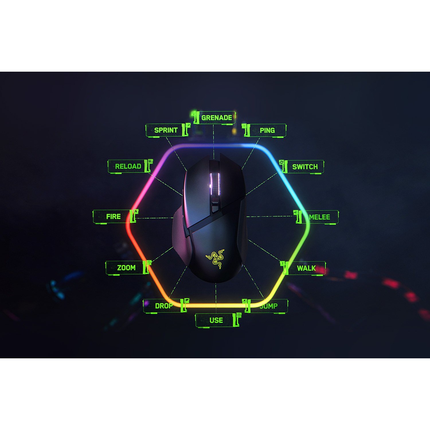 Miš RAZER Basilisk V3 pro - Black-8