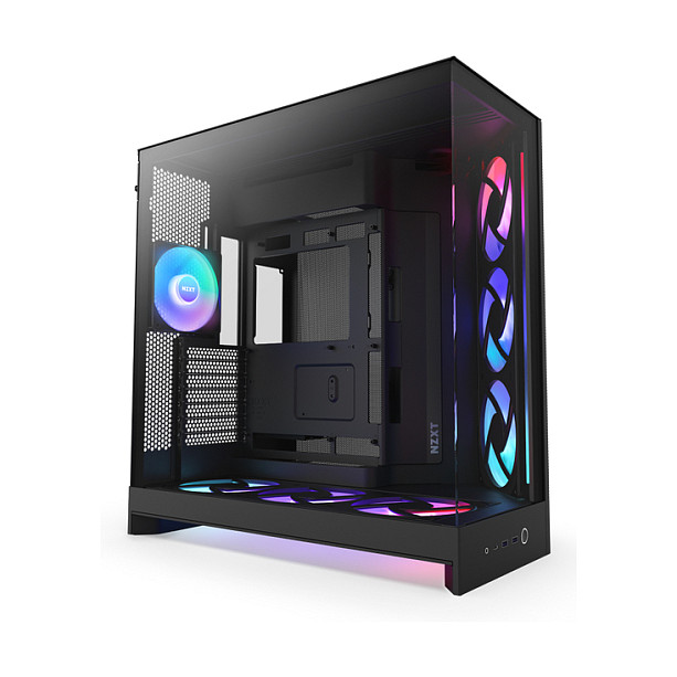 Kućište NZXT H9 FLOW RGB+ (All Black)-4