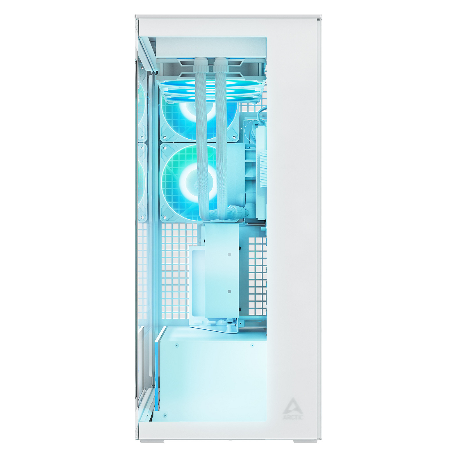 Kućište ARCTIC Xtender Vert.GPU White/Tinted Glass (vertikalna GPU, bijelo, staklo s toniranim efektom)-9