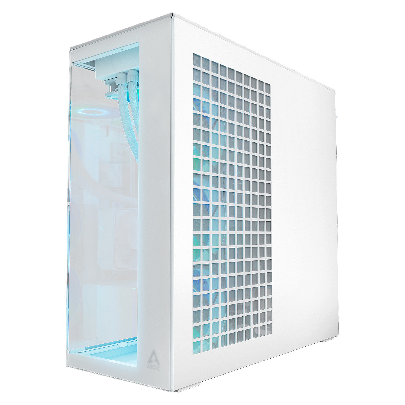Kućište ARCTIC Xtender Vert.GPU White/Tinted Glass (vertikalna GPU, bijelo, staklo s toniranim efektom)-10