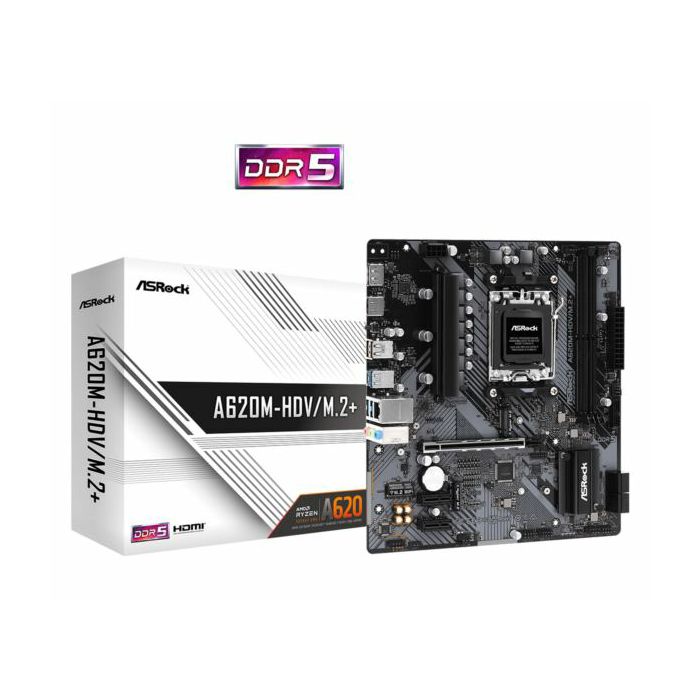 Matična ploča ASROCK A620AM-HVS (micro ATX, Socket AM5, AMD A620A)-6
