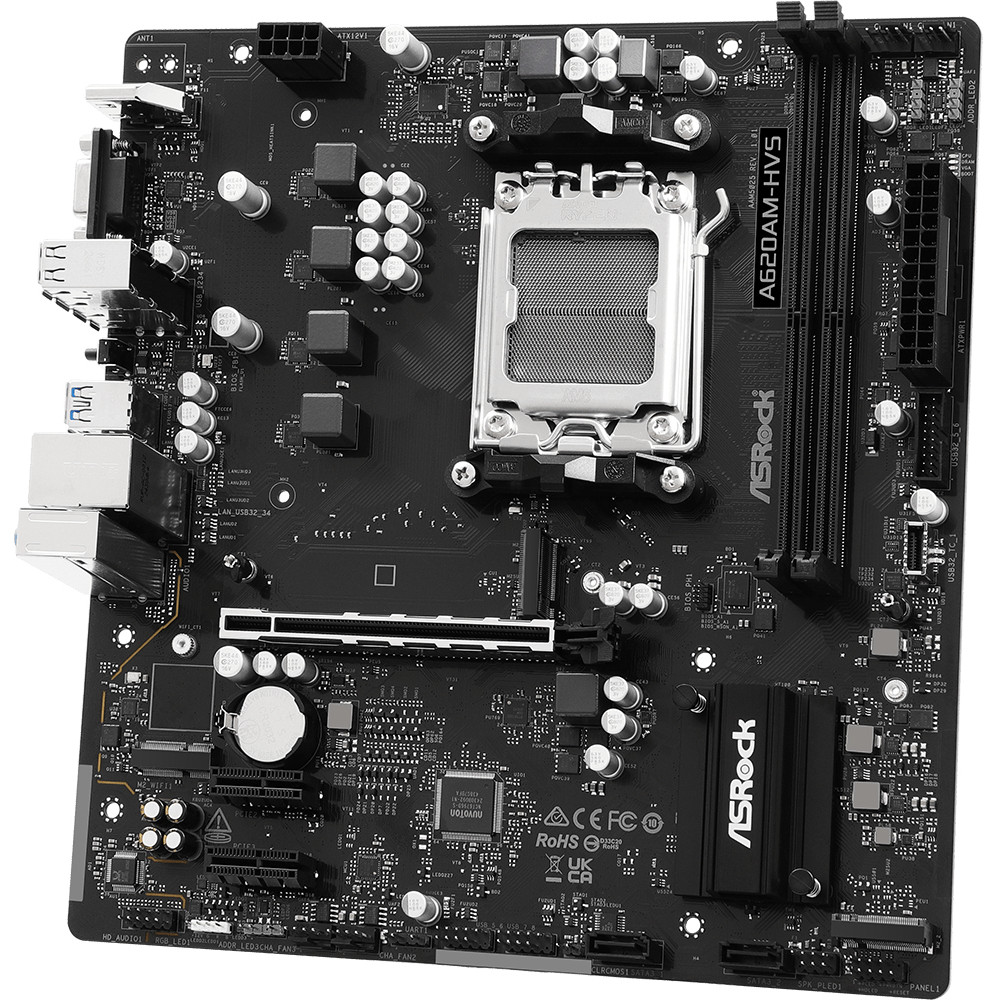 Matična ploča ASROCK A620AM-HVS (micro ATX, Socket AM5, AMD A620A)-3