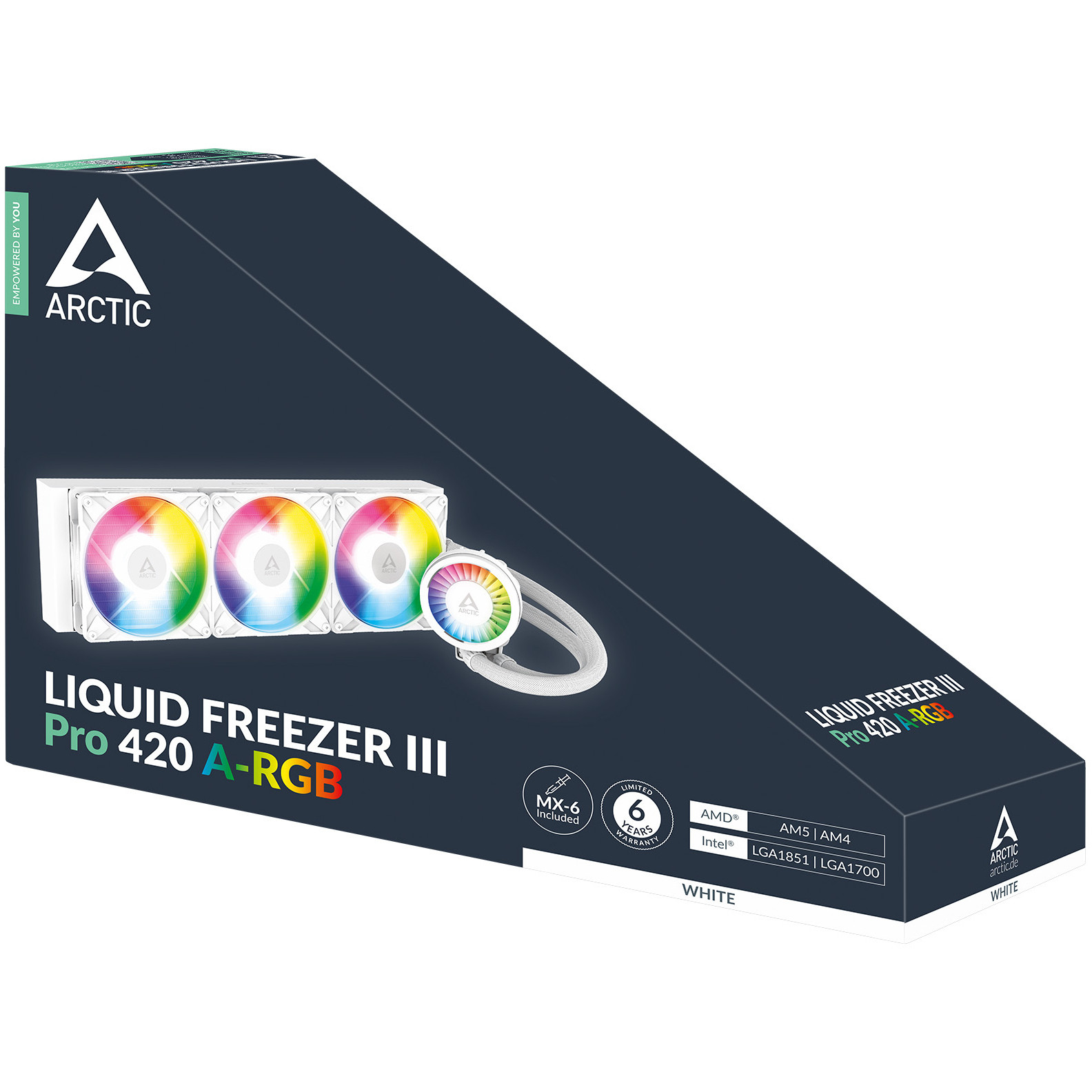 ARCTIC hladnjak za vodu Liquid Freezer III Pro 420 A-RGB Bijeli-10
