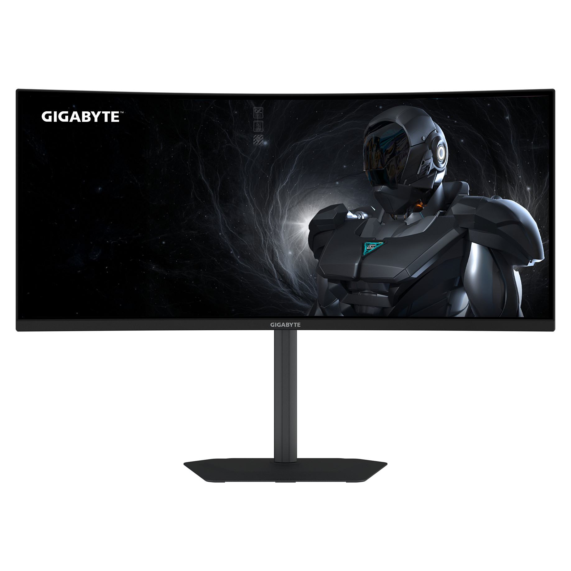 Monitor GIGABYTE GS34WQCA (34", 3440 x 1440 UWQHD, 120 Hz, zakrivljen, anti-glare, Flicker-Free i Low Blue Light tehnologija)-2