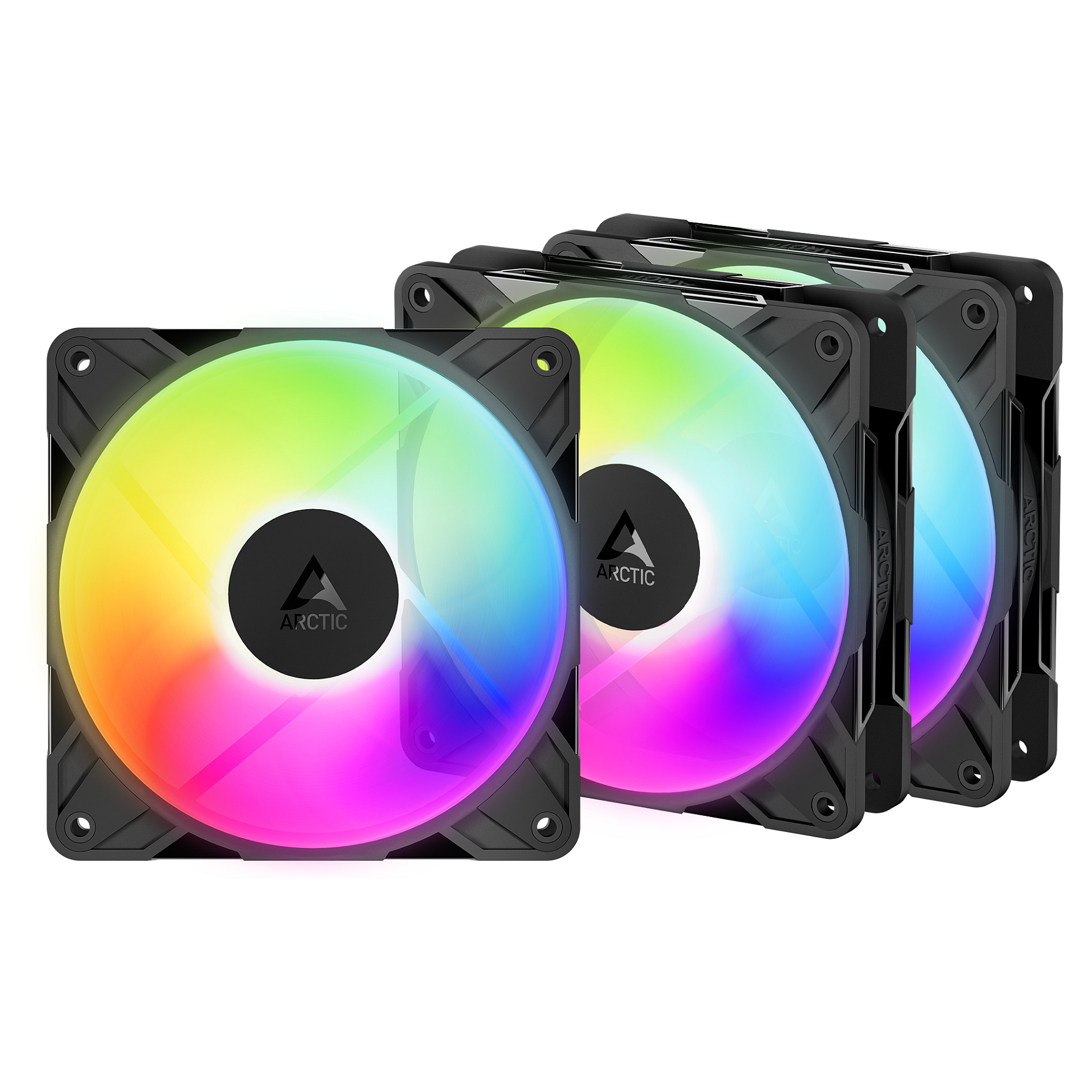 Ventilator ARCTIC P12 Pro Reverse A-RGB PWM 3 kom-4